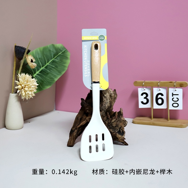 S-583 Empuñadura de Madera de Silicona Ranurada Pala 3