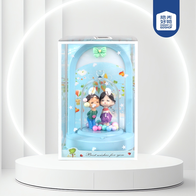 YD-180 Pareja Snowball Lighting Ornament