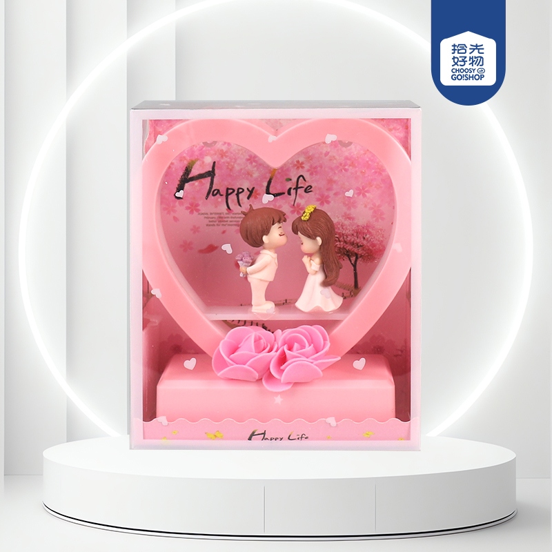 YD-199 Peach Heart Pareja Lighting Ornaments