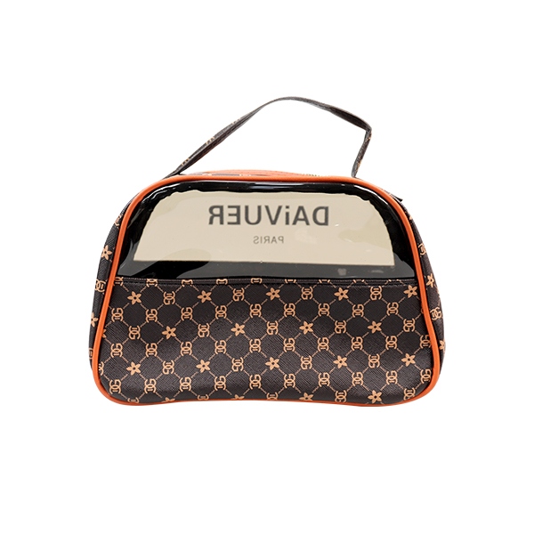 303PVC Bolsa Cosmética Semicírculo Empalizada 4
