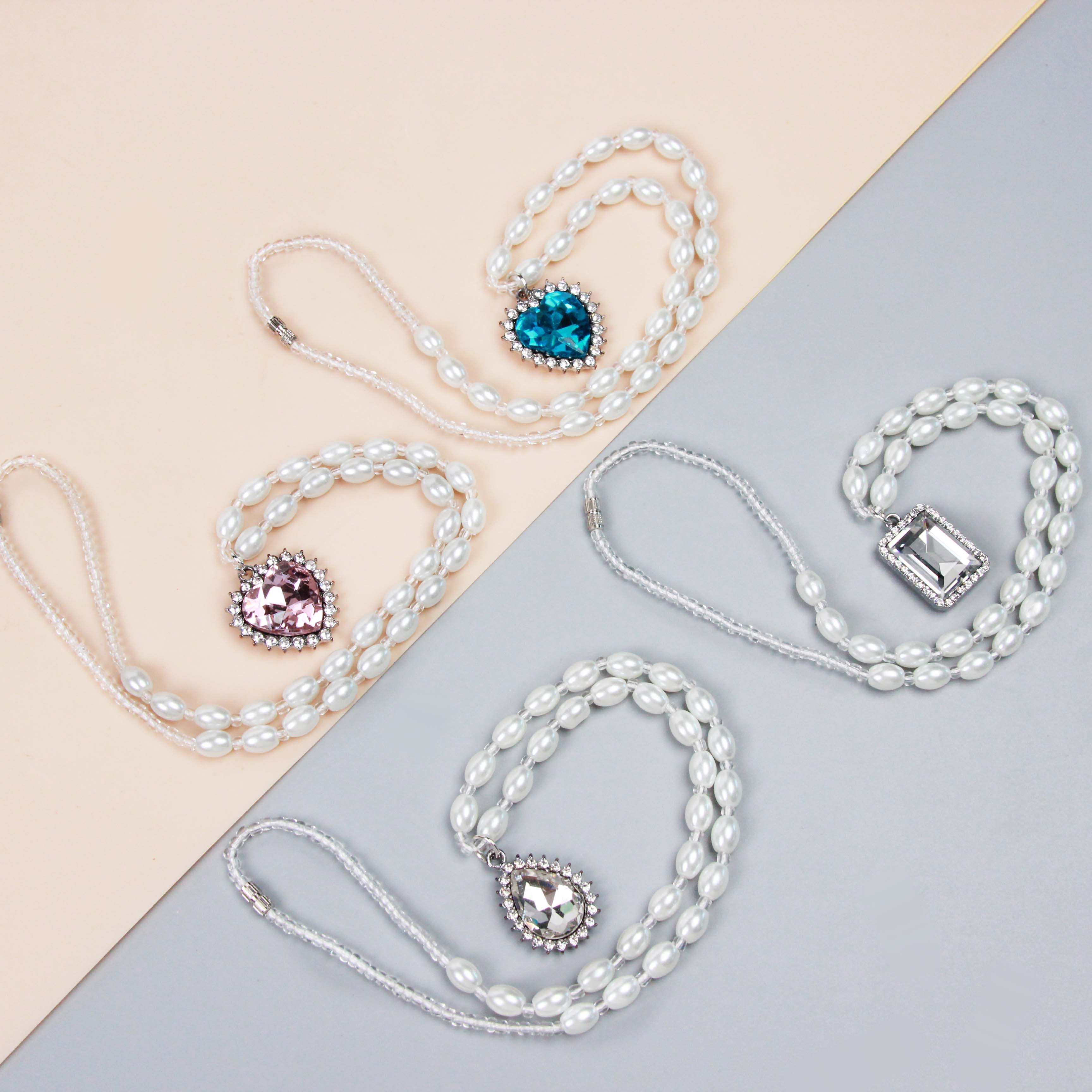 Collar de Perlas de Rhinestone 2