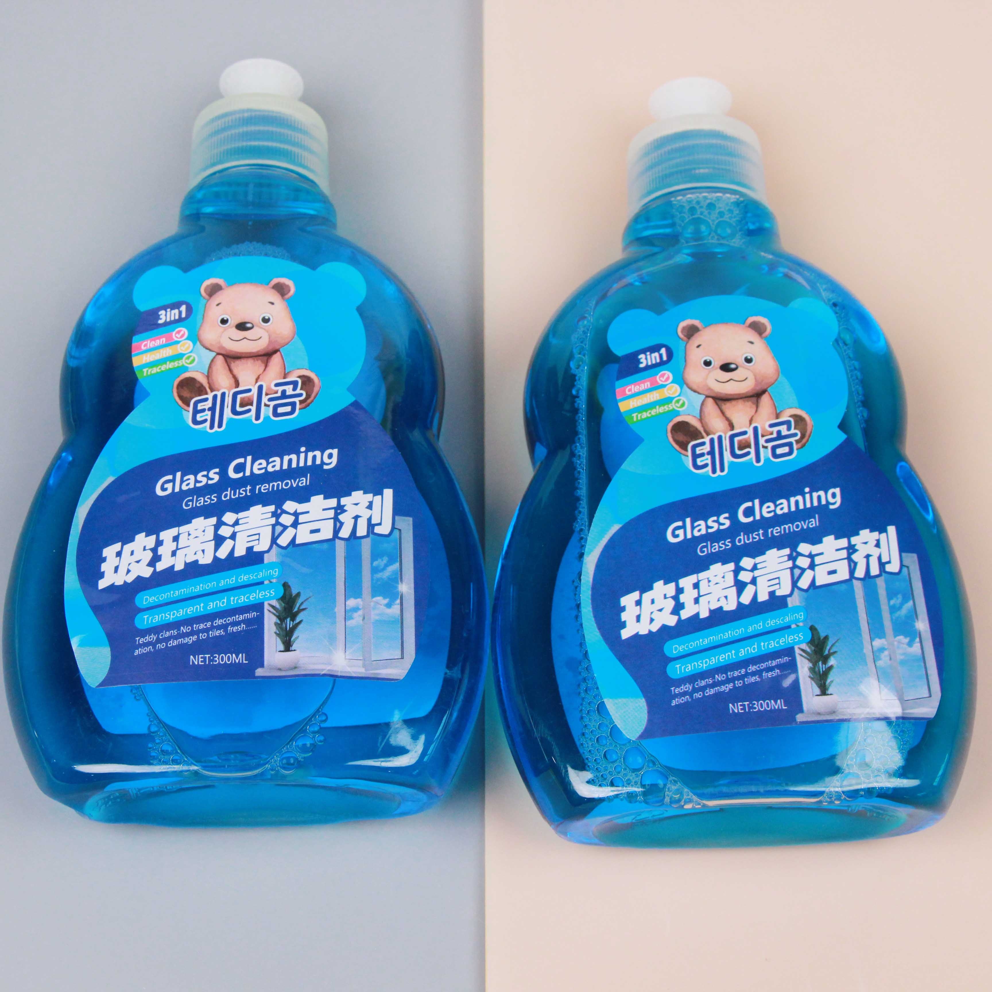 Teddy Bear-glass Cleaner 300lm (Including Lift-up Cap) 4