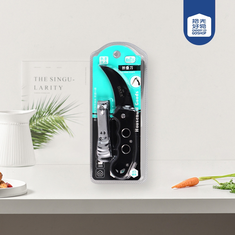 Y-434-830 Cuchillo Curvado + Sonrisa Cara Cuchillo Doble Burbuja