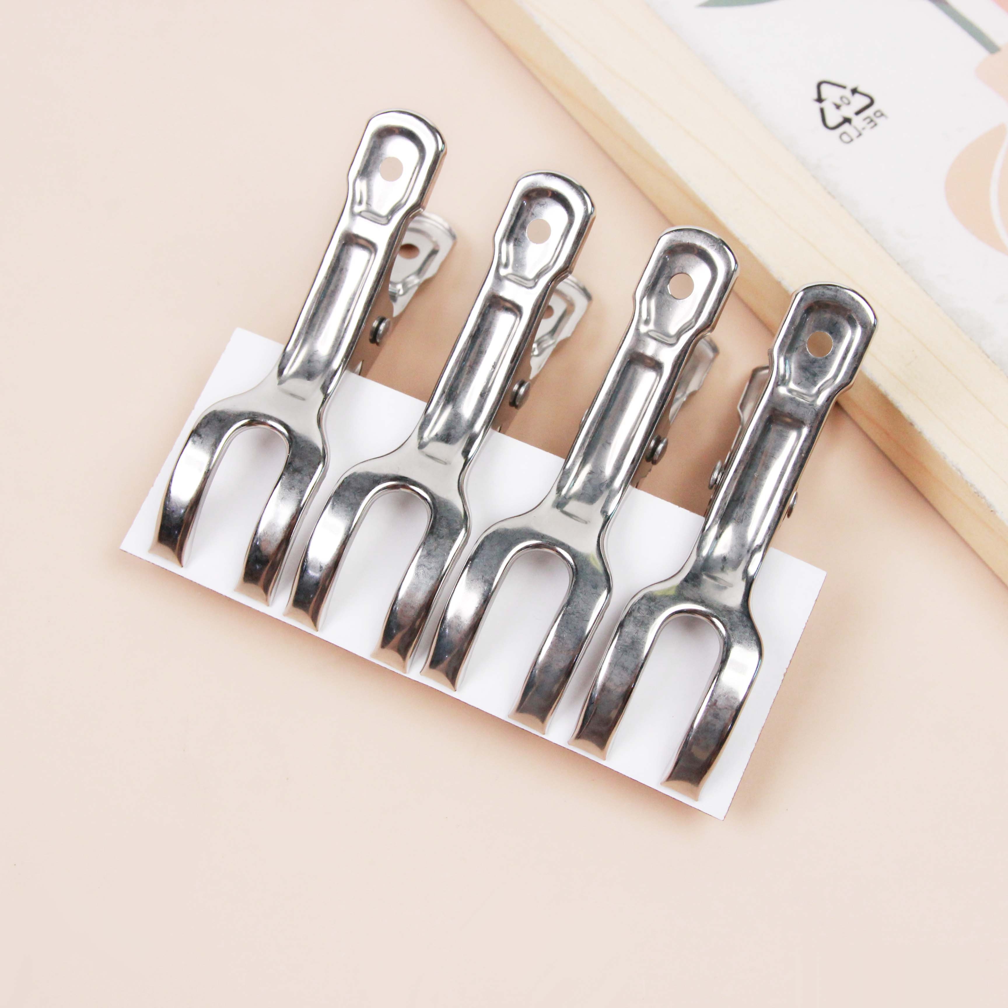 Baixian 8.5cm Cuatro Lámparas de Acero Inoxidable 2