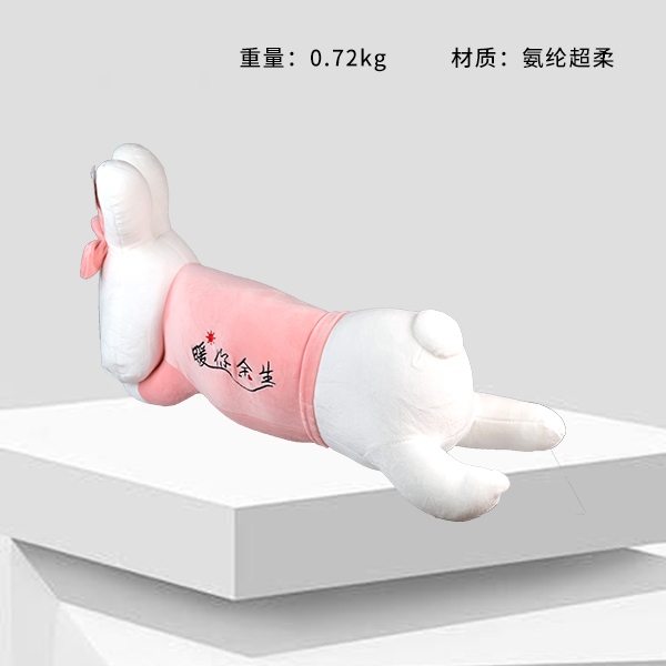 Caliente Su Descanso de Su Vida Conejo Almohada (70cm) 3