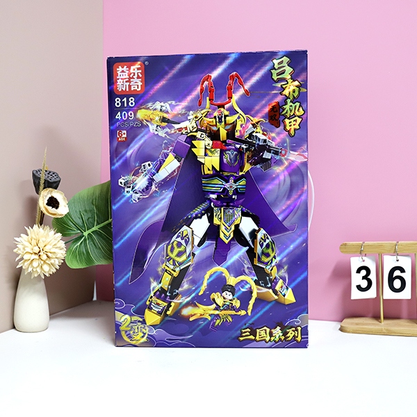 818 Bloques de Construcción Lu Bu Mecha 4