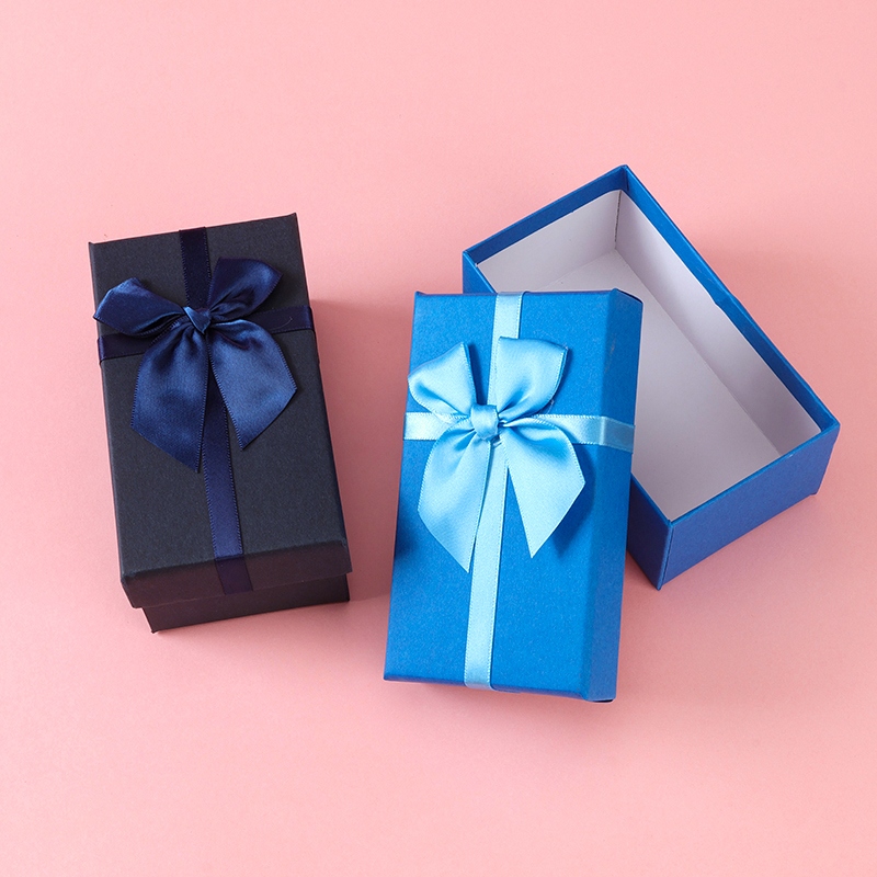 Caja de Regalo Rectangular de Corbata de Arco (14*8cm) 5