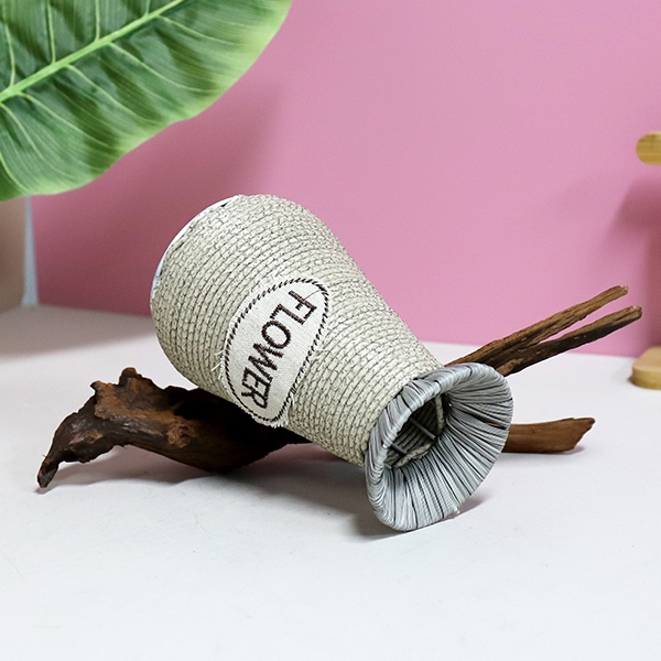 XM-10 Hierba Rattan Cesta de Flores Tejido 4