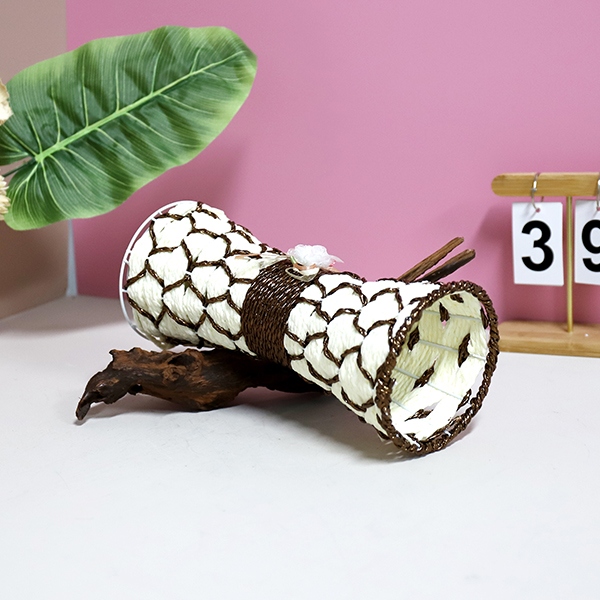 XM-05 Grass and Rattan Woven Flower Basket 4
