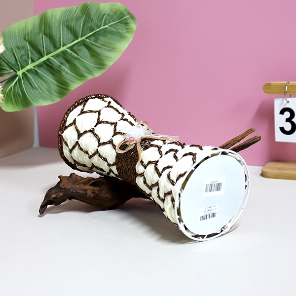 XM-05 Grass and Rattan Woven Flower Basket 5