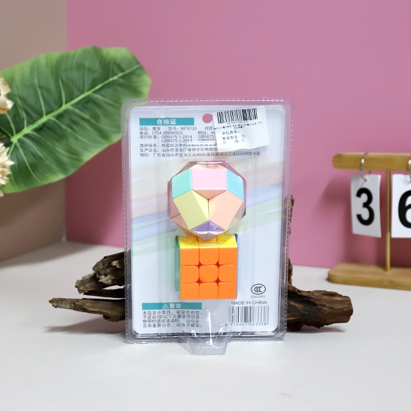 * MF9133 Rubik's Cube Classroom Enchantment Dragon Third-order Rubik's Cube 24-segment Macaron Football Magic Ruler 4