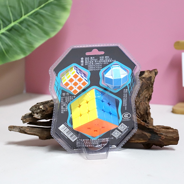 MF9327 Cubo de Rubik de Tercera Orden 3.0 Cubo de Rubik Pequeño 24 Fútbol Pequeño Magic Ruler 4