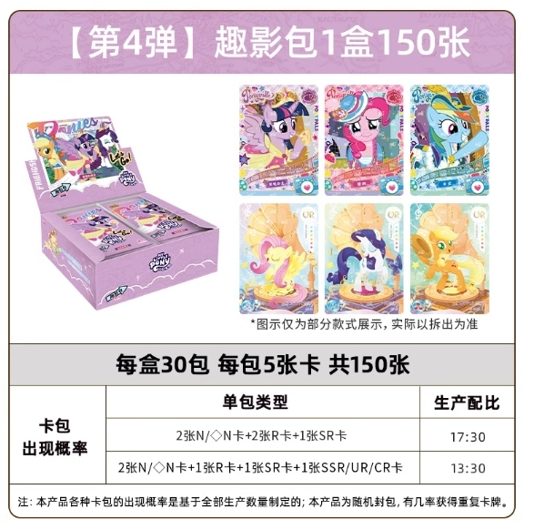 Pony Polly-friendship Eternal Card-fun Shadow Bag (Random) 5