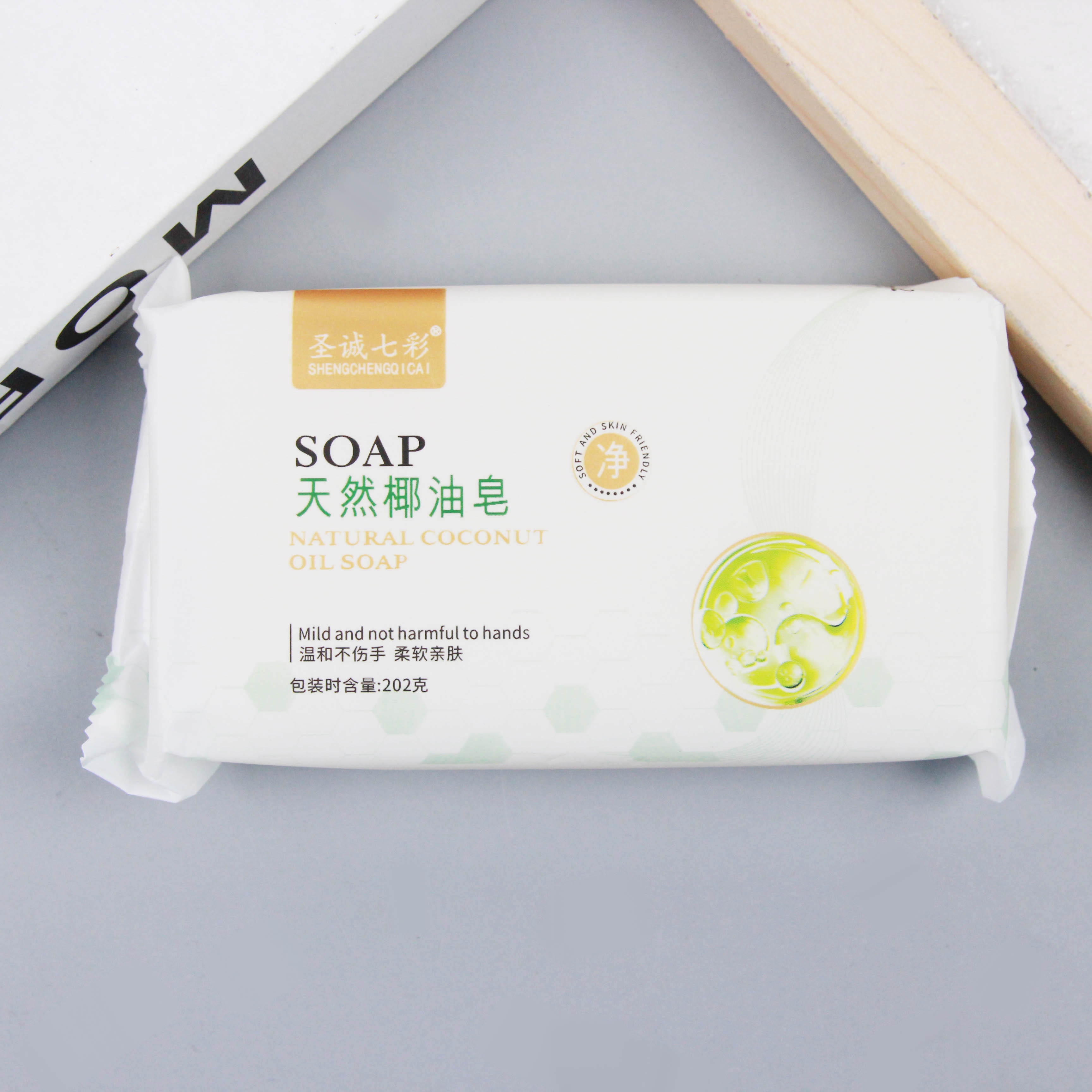 ●Shengcheng Colorful 0677 Natural Coconut Oil Soap (202g)● 2
