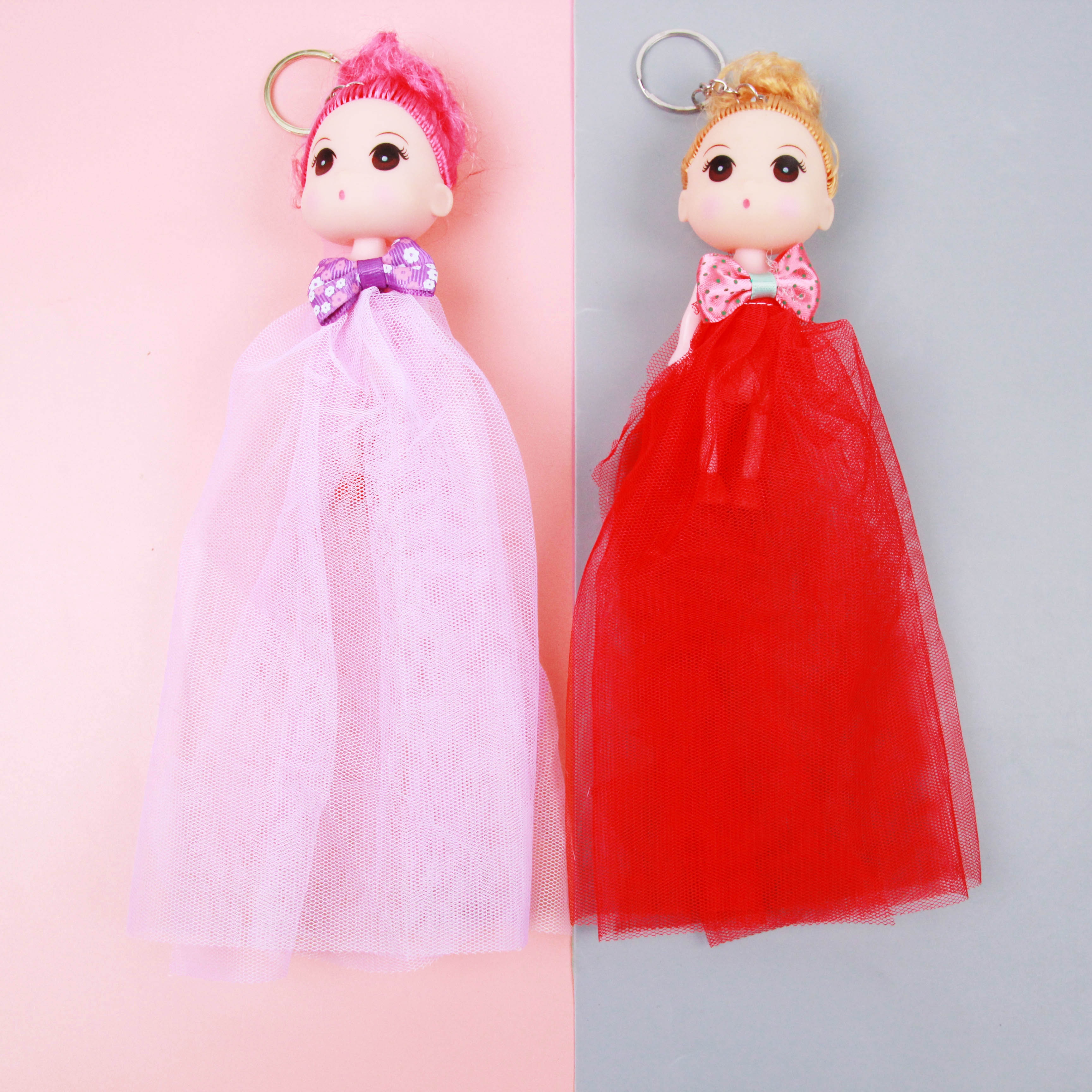 Colgante de Muñeca Falda de Malla de Corbata (Al Estilo Largo) 3