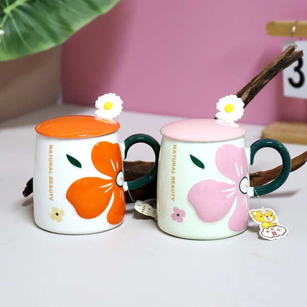 BM1302 Taza de Cerámica Con el Año de Flores 5