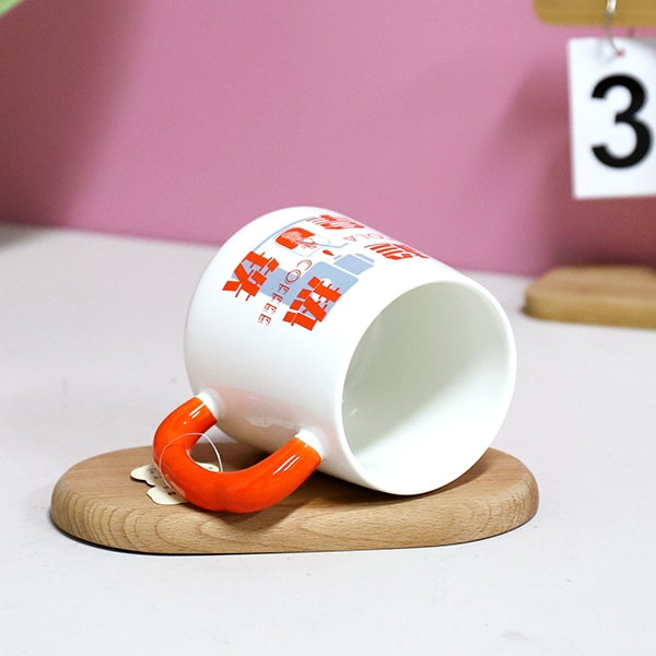 XY0112 Marrón No Se Puede Cerámica Tazas 5