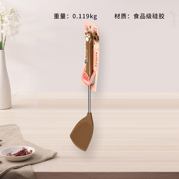 244/311 Cartoon Cat's Paw/bear Paw Handle Silicone Spatula (Assortment) 3