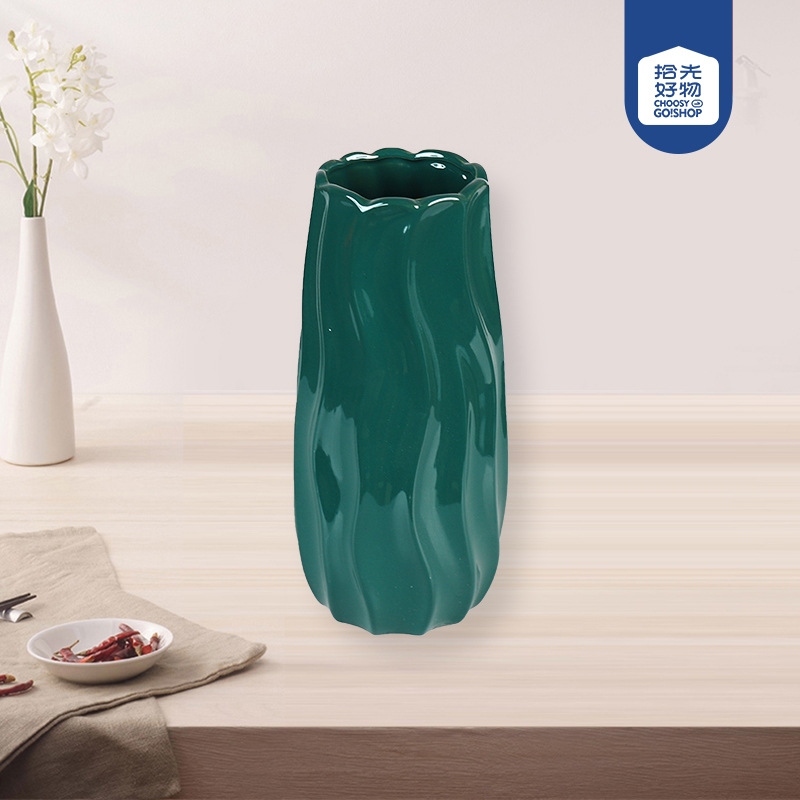 204A Wavy Pattern Vase (Melange) 2