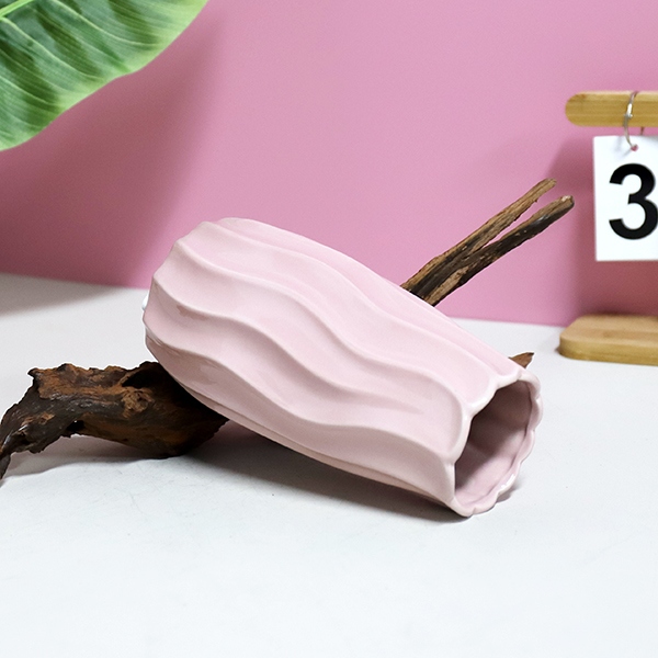 204B Wavy Pattern Vase (Melange) 4