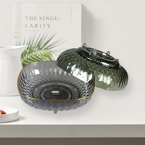 GH-2901 Light Luxury Rotating Fruit Bowl 4