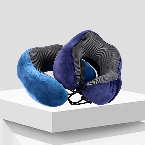 Almohada de Cuello de Espuma de Memoria de Dos Colores 4