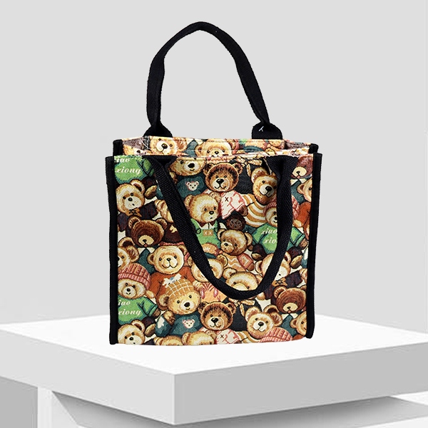 K62 Cartoon Bear Tote Bag 4