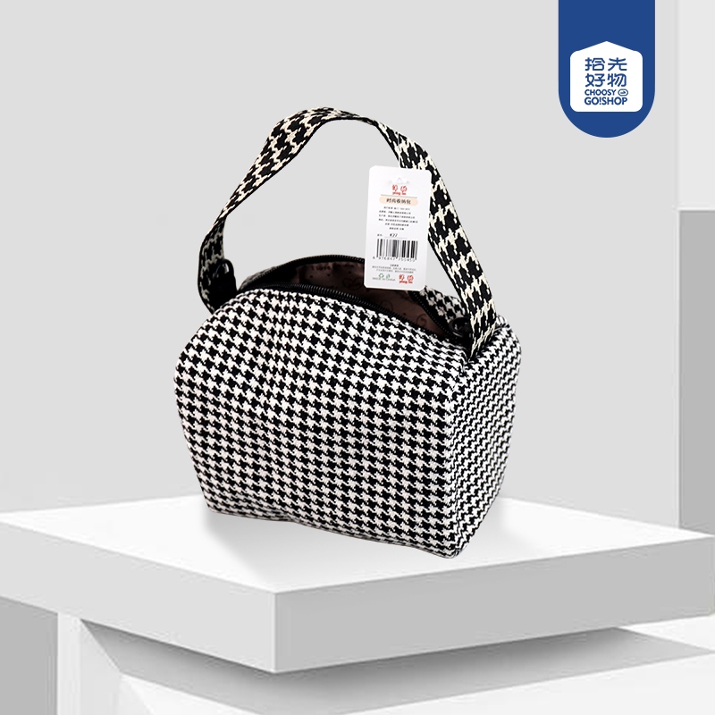 K27 Houndstooth Tote 2
