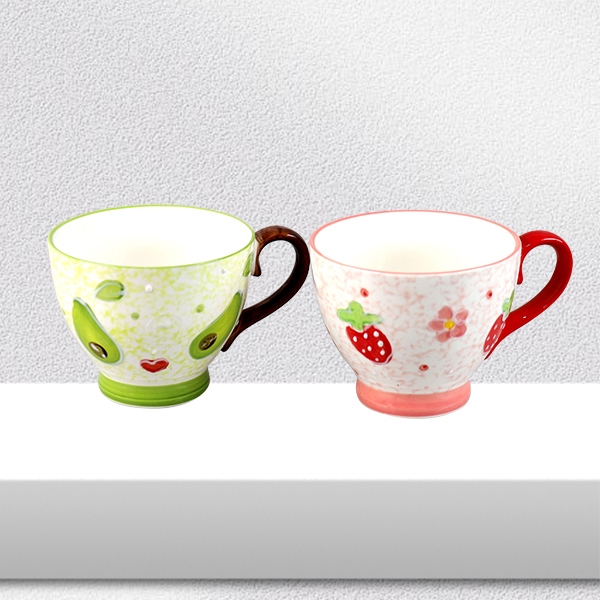 * RH43694 Taza de Cerámica de Desayuno Frutal 4
