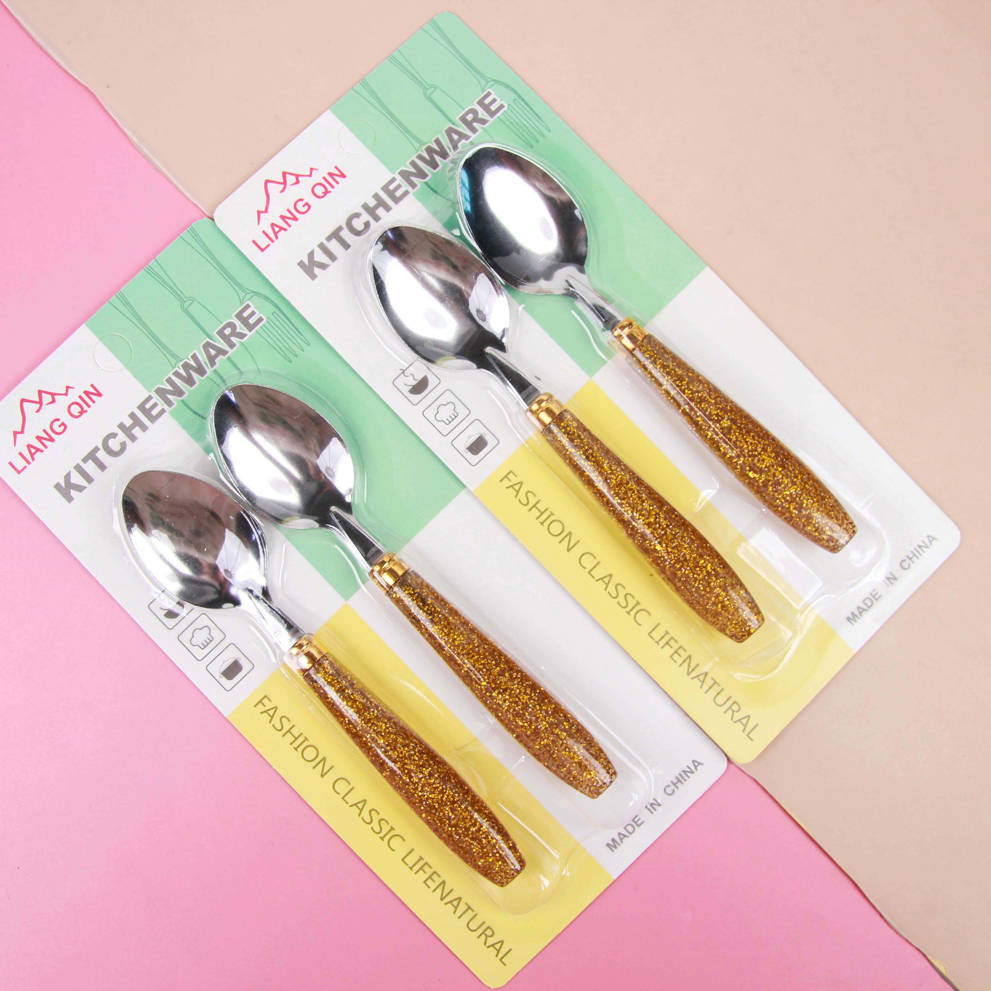 8182 Gold Powder Small Baoling Spoon (2 Pack) 2