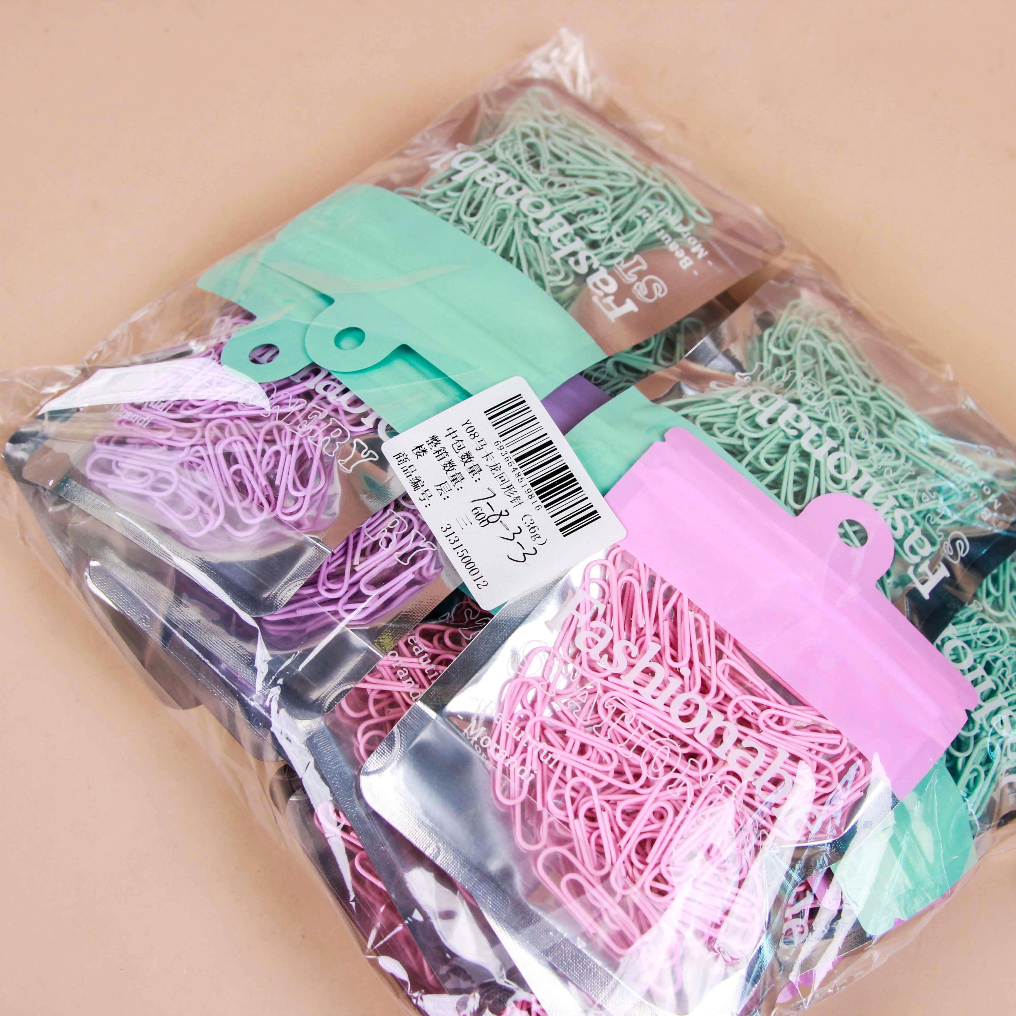 Y08 Clip de Papel Macaron (36g) 6