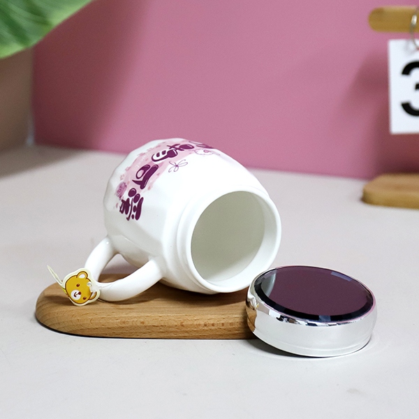 XY0072 Pequeña Taza de Cerámica de Espejo Fresco 5
