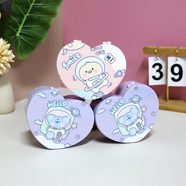 17614011 Pequeño Astronauta Melocotón Joyero Caja Vanidad Espejo 4