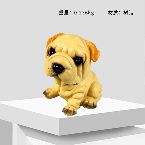 ZH6001 Shar Pei Piggy Bank (Mixed) 3