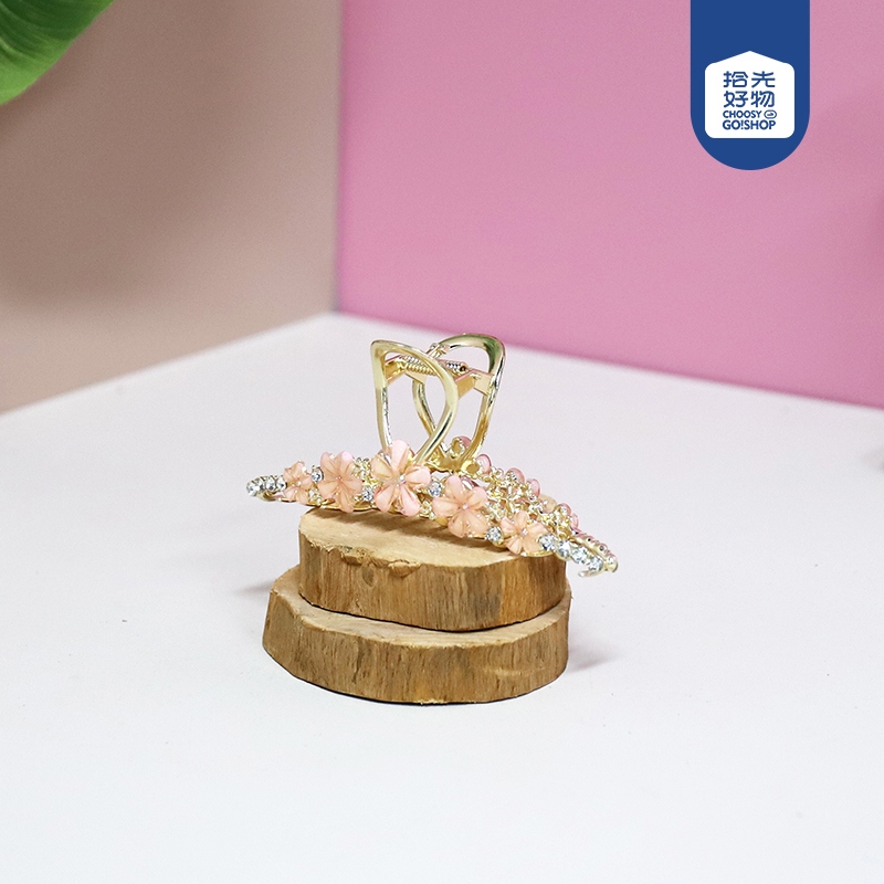 Cristal Plum Blossom Grabar Clip 2