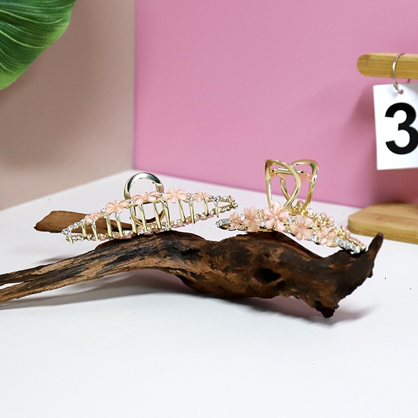 Cristal Plum Blossom Grabar Clip 4