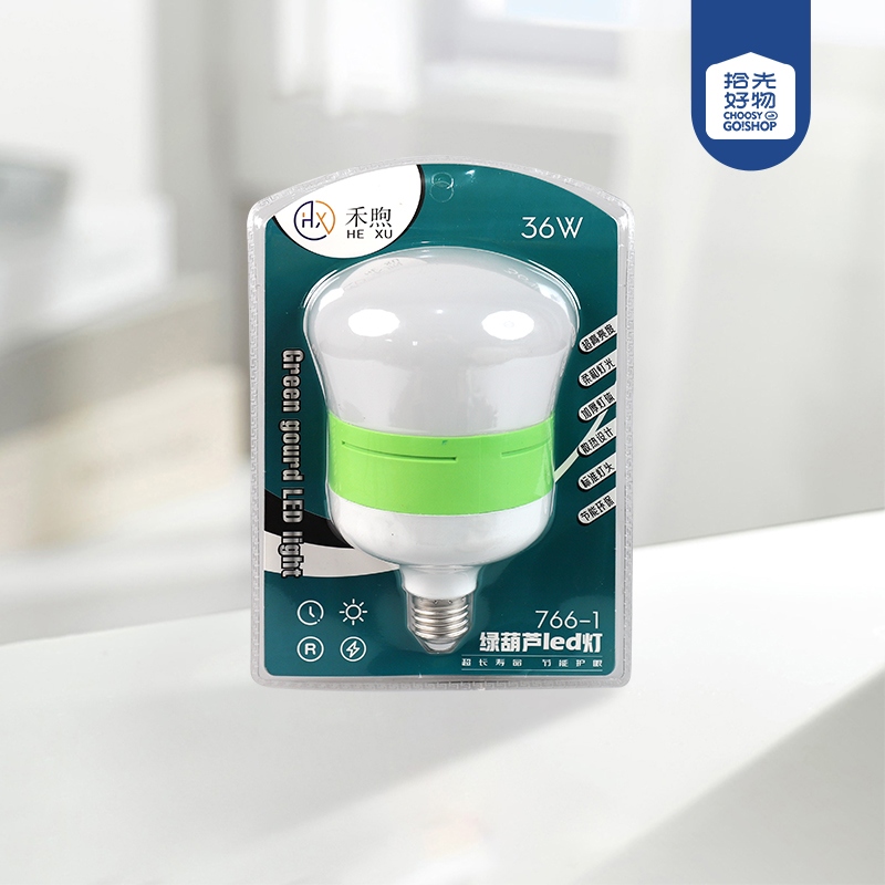 766-1 Green Gourd Bombilla LED(36) 2