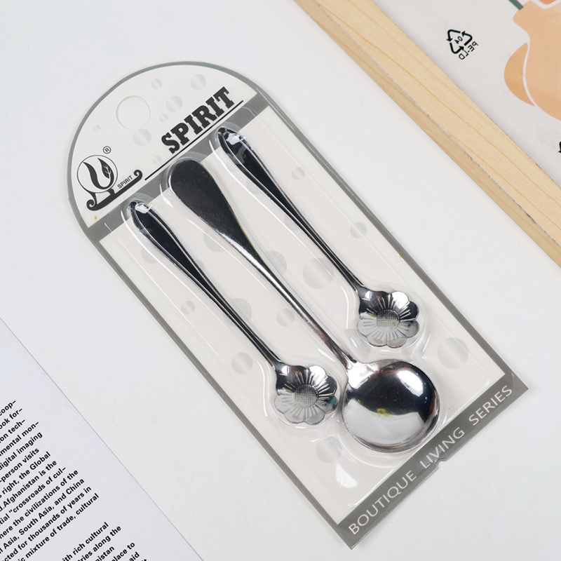 G013 Dos Cucharas de Café Combinación 5