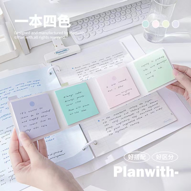 XX-1719 Organ Folding Post-it Notes 4