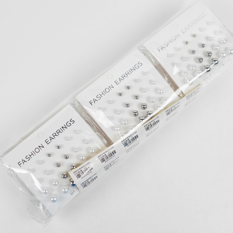 Pendientes de Perlas Mixtas (12 Pares) 3