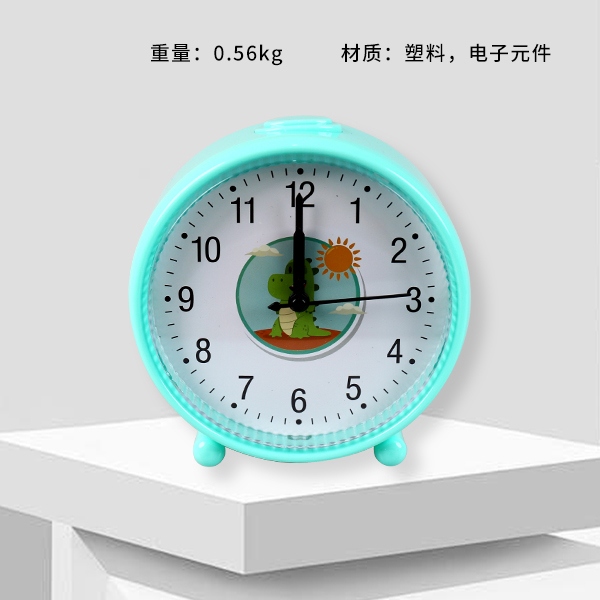 HS-H39 de Dibujos Animados En Forma de Corazón Reloj de Alarma de Segundo Movimiento (Color Mezclado) 3