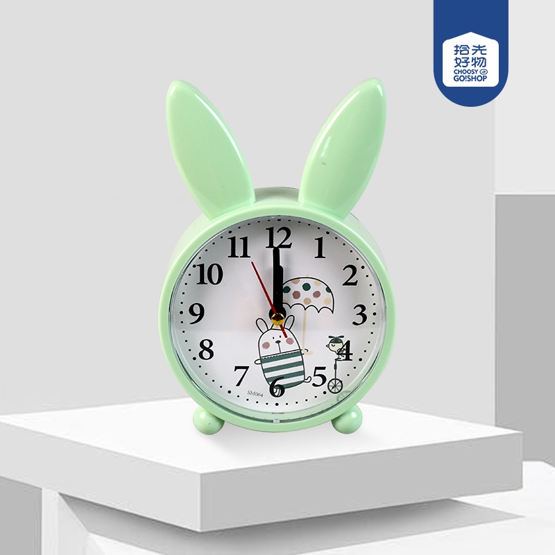 YX-SM064 Reloj de Alarma de Conejo (Color Mezclado) 2